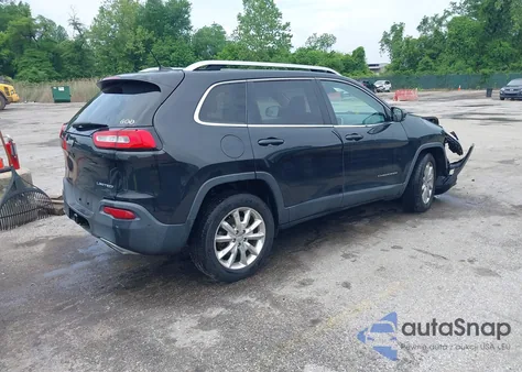 2015 Jeep Cherokee Limited z USA, uszkodzony, nr VIN 1C4PJMDS3FW753008